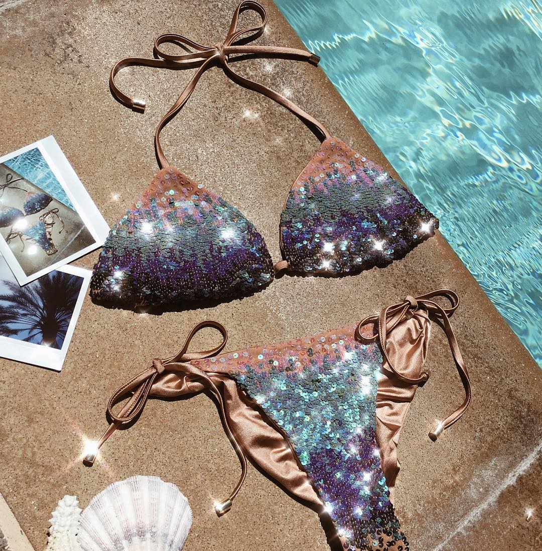 BIKINI A TRIANGOLO MODELLO "LUMINOSA"