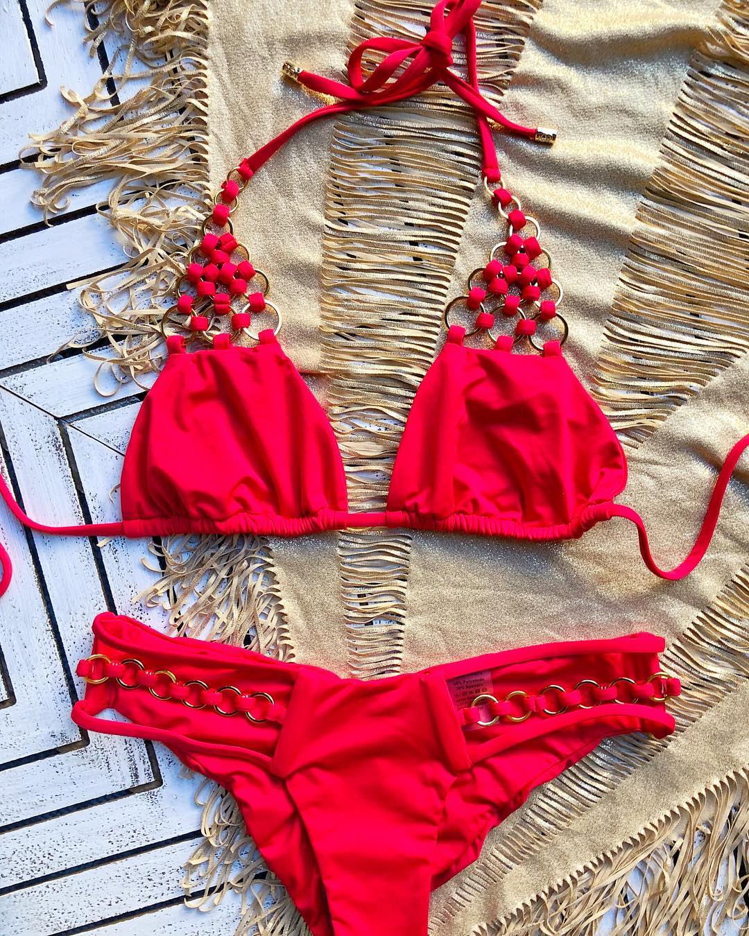 BIKINI GIOIELLO A TRIANGOLO MODELLO "BEAUTIFUL"