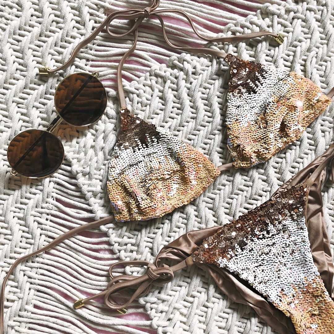 BIKINI A TRIANGOLO MODELLO "LUMINOSA"